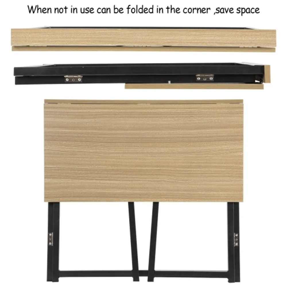 Gymax Foldable Computer Desk Home Office Laptop Table Writing Desk