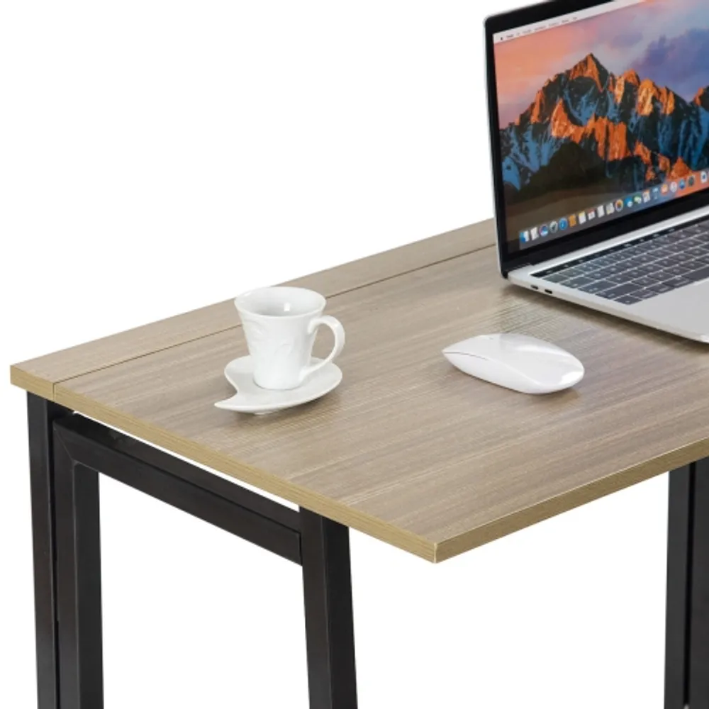 Gymax folding outlet computer desk