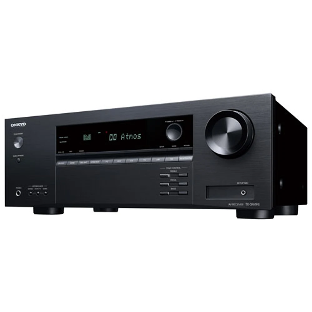 Onkyo Tx-sr494 Av Receiver With 4k Ultra Hd Onkyo TX-SR494 7.2 Channel 4K Ultra HD Dolby Atmos AV Receiver