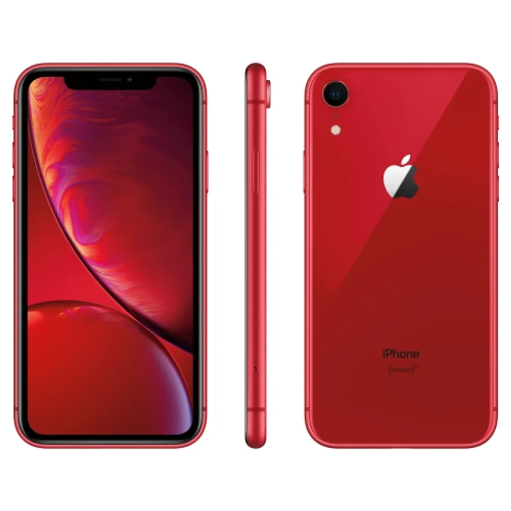 Refurbished (Excellent) - Apple iPhone XR 128GB Smartphone - (Product)RED -  Unlocked - Certified Refurbished