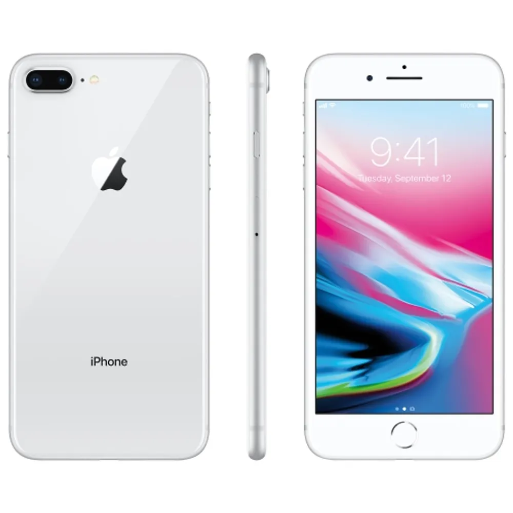 Apple iPhone 8 Plus 256GB Smartphone - Silver - Unlocked - Open