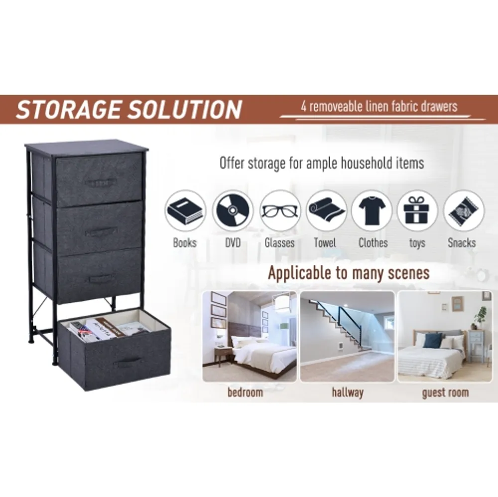 Storage Shelf Drawer Chest Organizer Units Storage 4