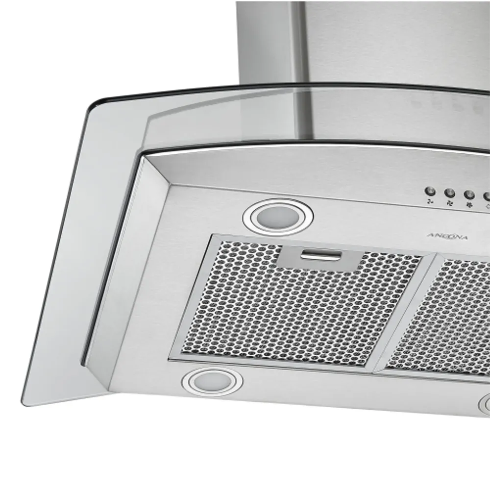 Ancona 30" Island Glass Range Hood in Stainless Steel Bramalea City Centre