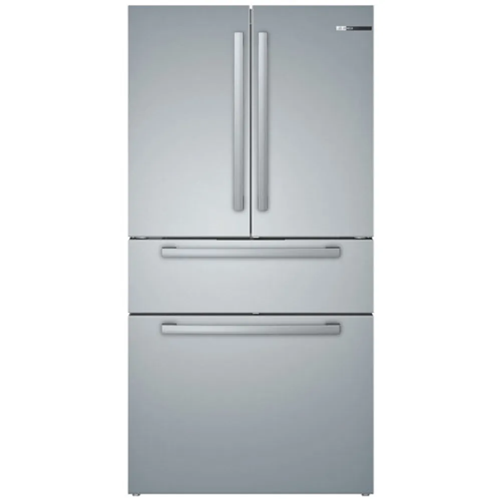 Bosch 36 21 Cu Ft Counter Depth 4 Door French Door Refrigerator B36cl80sns Stainless 