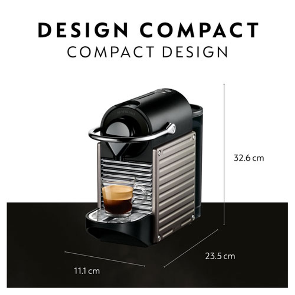 Nespresso Pixie Espresso Machine by Breville with Aeroccino Milk