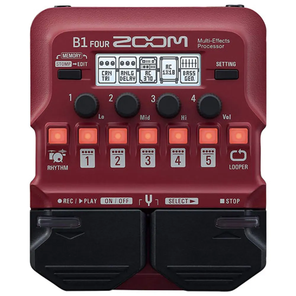 Zoom B1 Four Bass Multi-Effects Processor