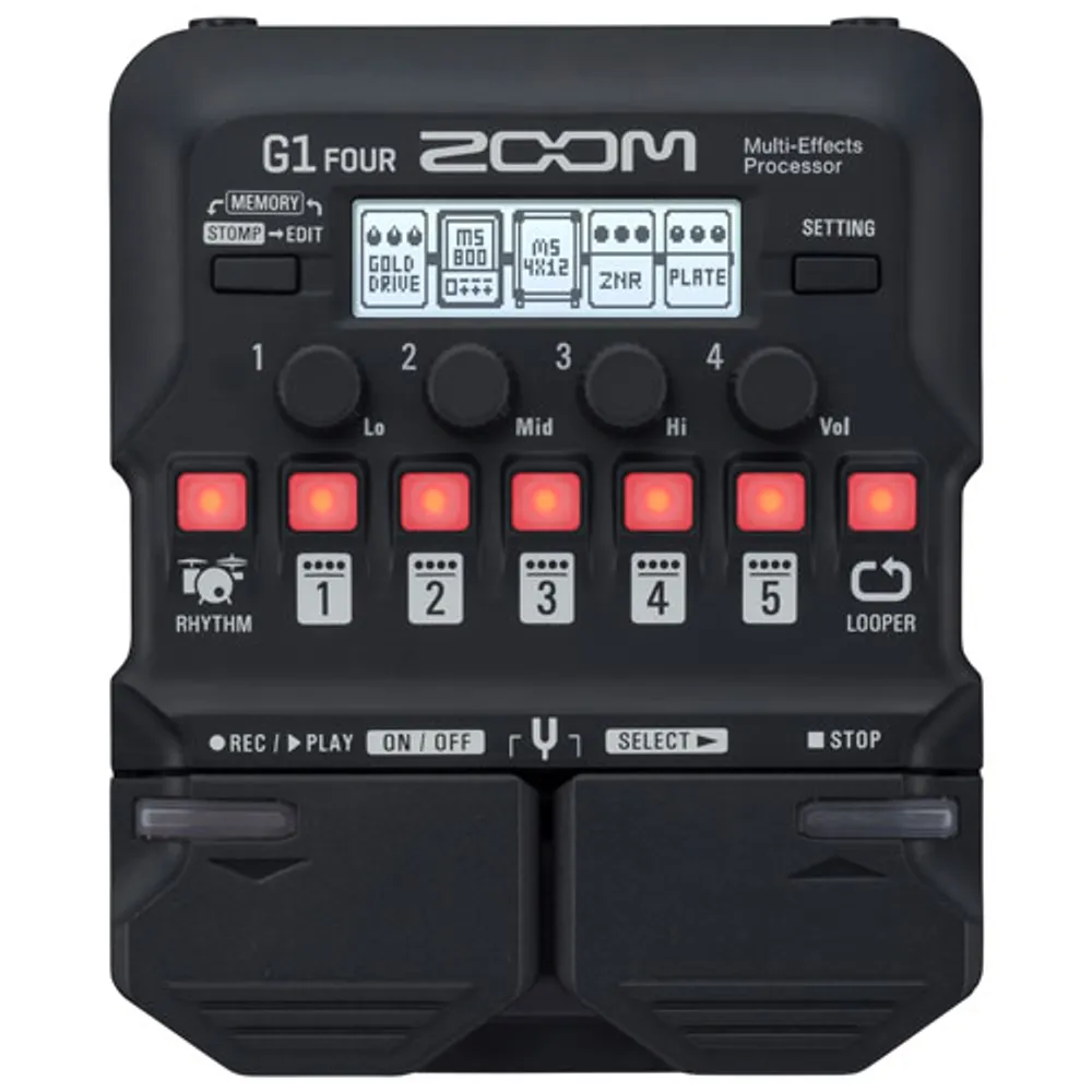 Zoom G1 Four Guitar Multi-Effects Processor | Galeries de la Capitale