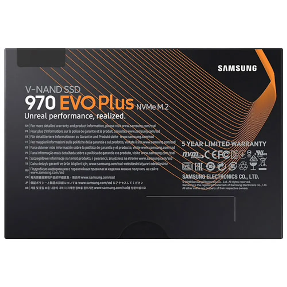 Samsung 970 EVO Plus 1TB M.2 NVMe Internal Solid State Drive (MZ