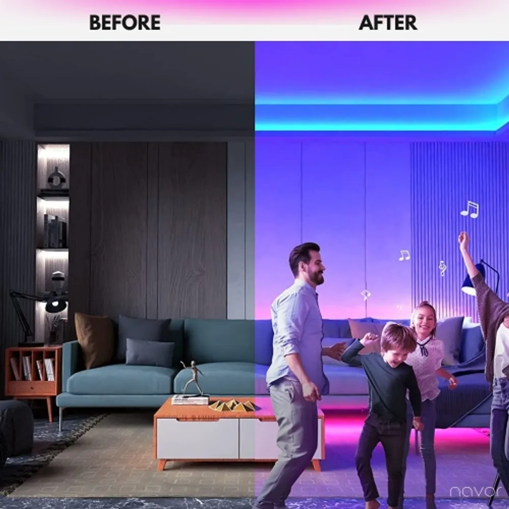 32.8 ft led 2025 lights in room