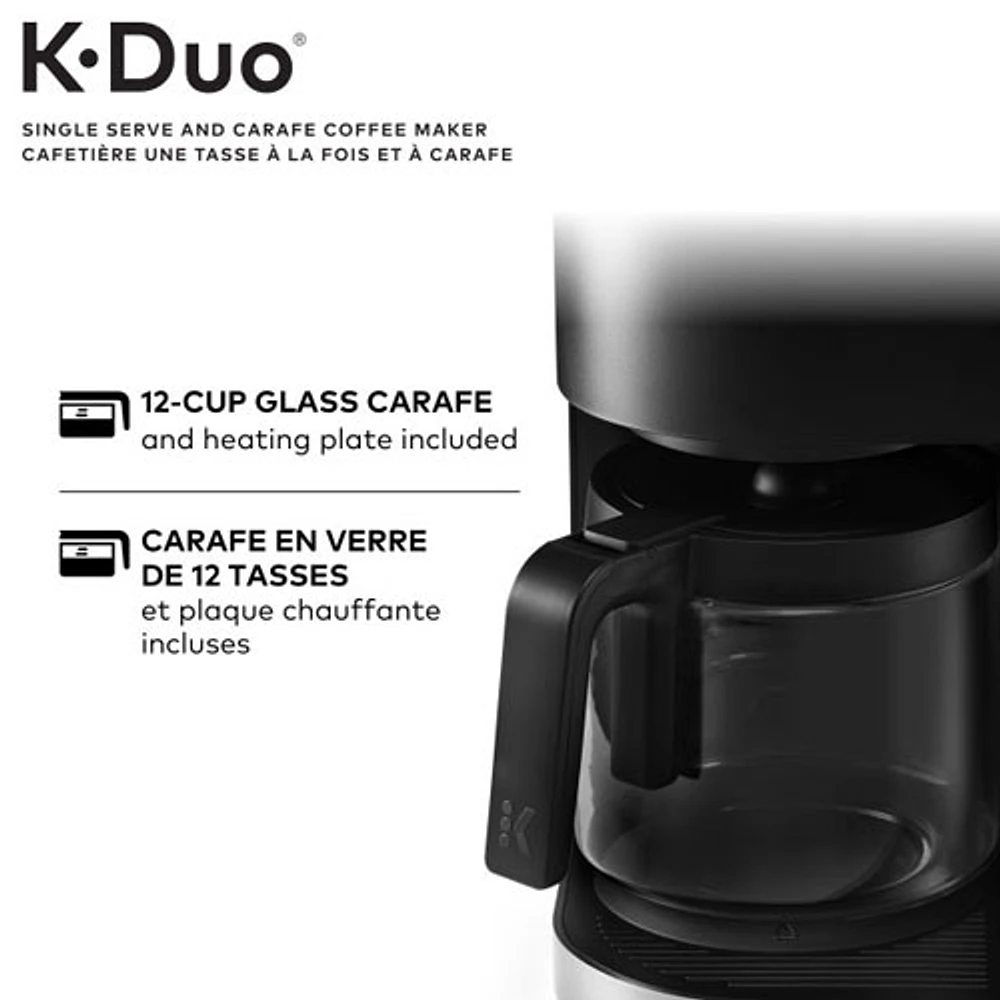 Keurig with carafe top included