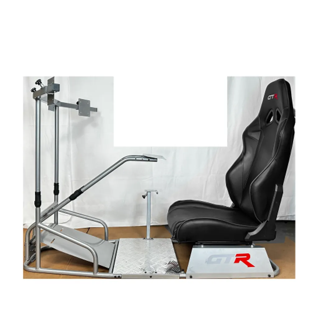 GTR Simulator GTSF Model with Real Racing Seat Black Racing