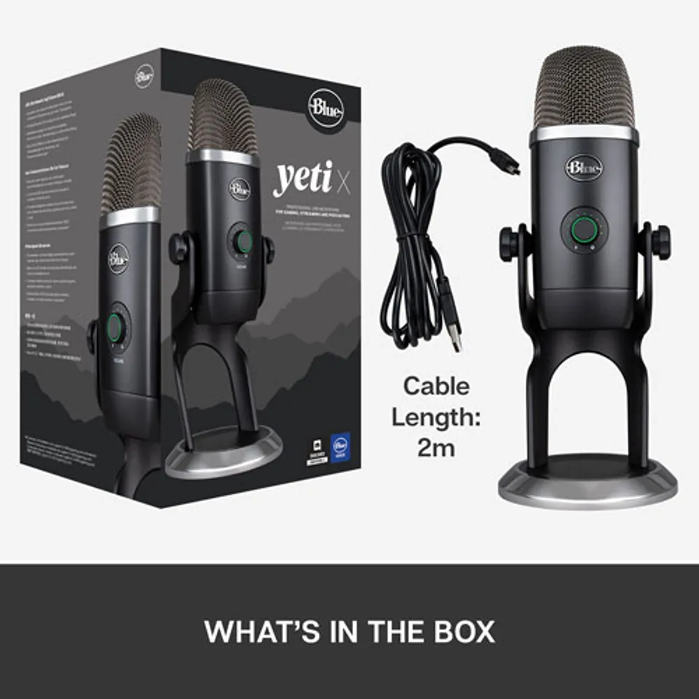 Blue Microphones Yeti X USB Microphone - Black | Scarborough Town