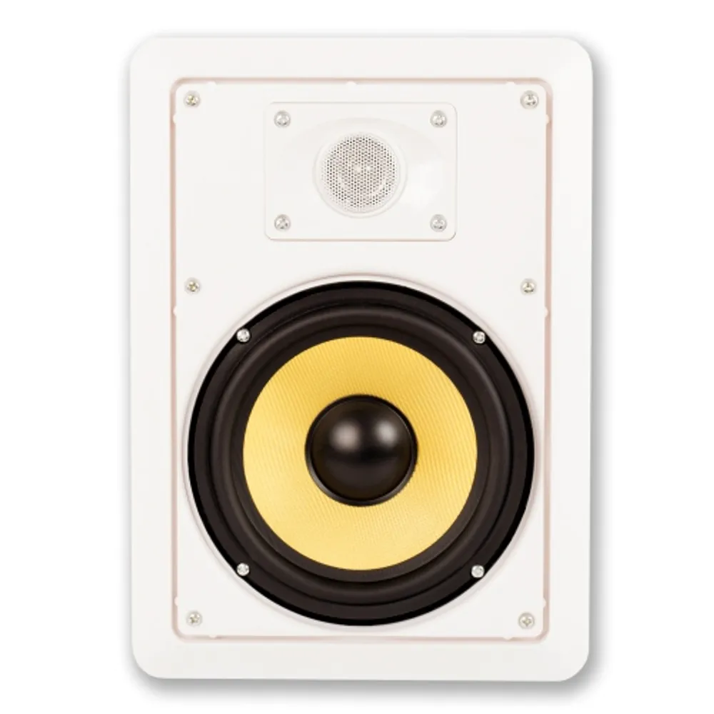 Acoustic Audio HD 650 Flush Mount In Wall Speakers with 6.5