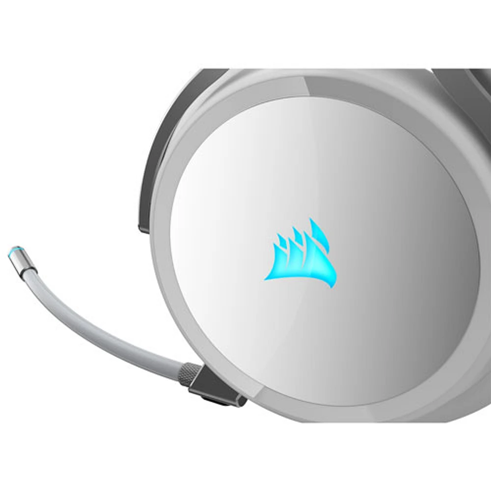 Corsair Virtuoso Wireless Gaming Headset with Microphone White Only at Best Buy