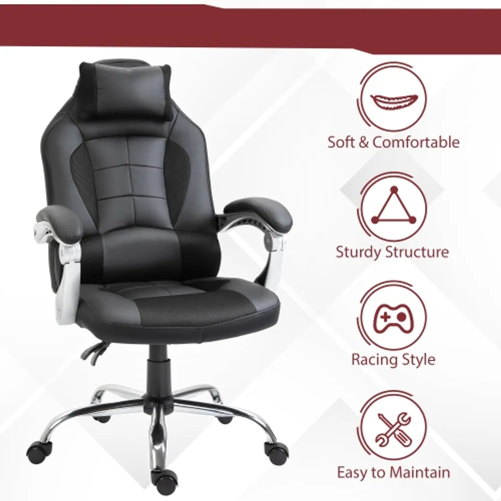 Homcom racing sales office chair
