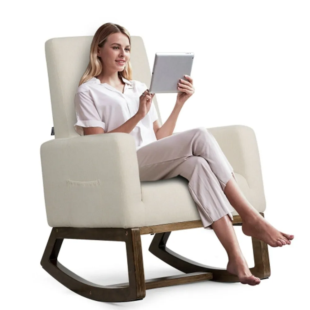 Gymax rocking chair shop