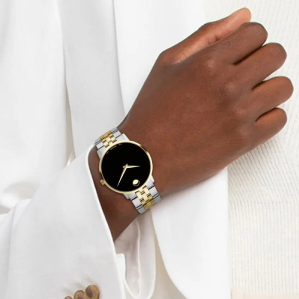 Movado Museum Classic Two Tone with Black Dial Coquitlam Centre