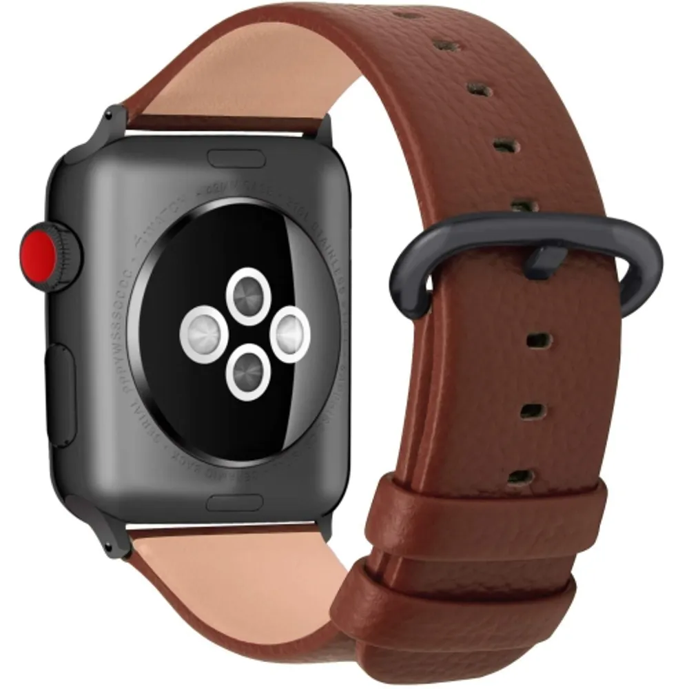 Fullmosa Apple Watch Band 42mm 44mm 42mm/44mm, Brown + smoky grey