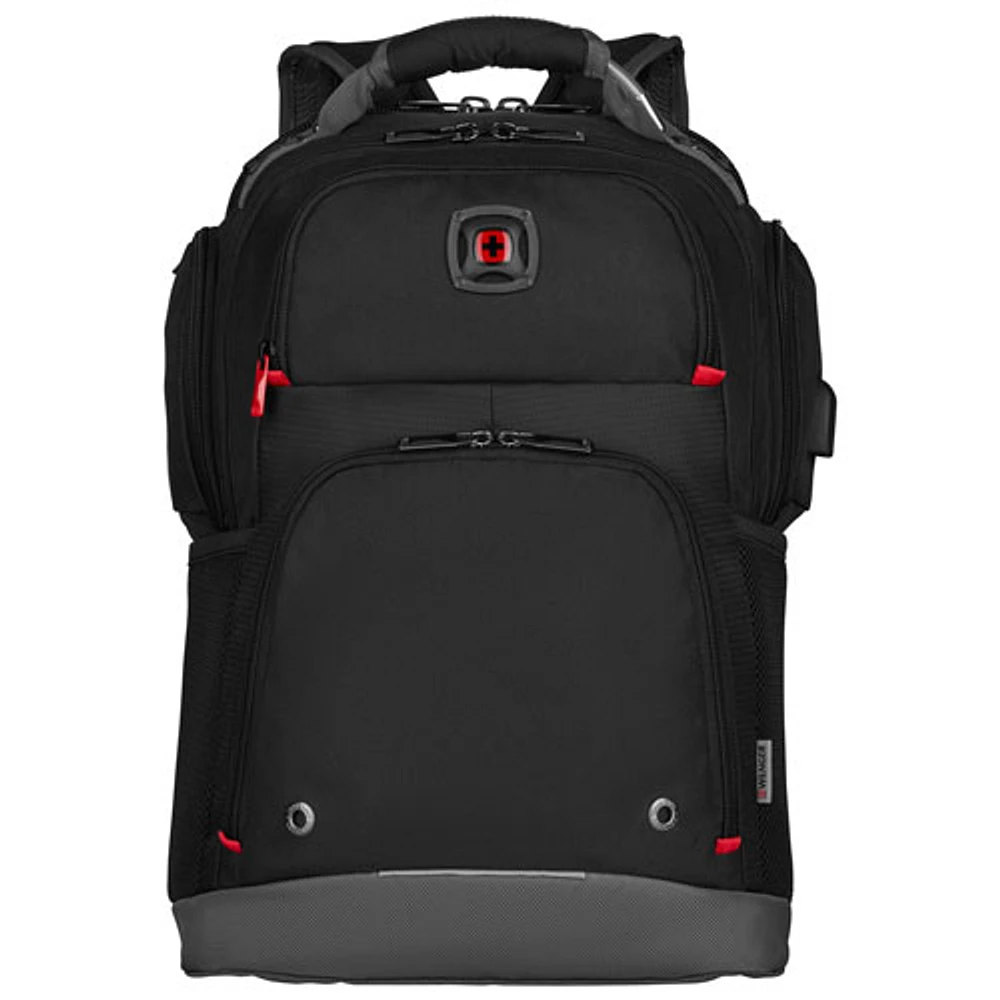 Wenger Algorithm 16" Laptop Commuter Backpack Black Bramalea City
