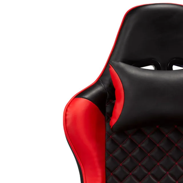Brassex Atticus Ergonomic Faux Leather Gaming Chair Red