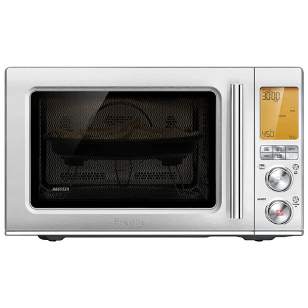 Breville microwave deals stainless steel