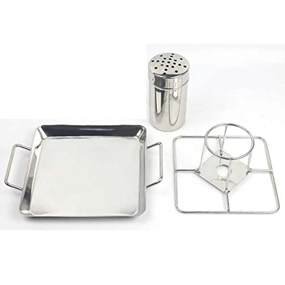 Grill Parts Zone Beer Can Chicken Includes Rack, Canister & Drip Pan