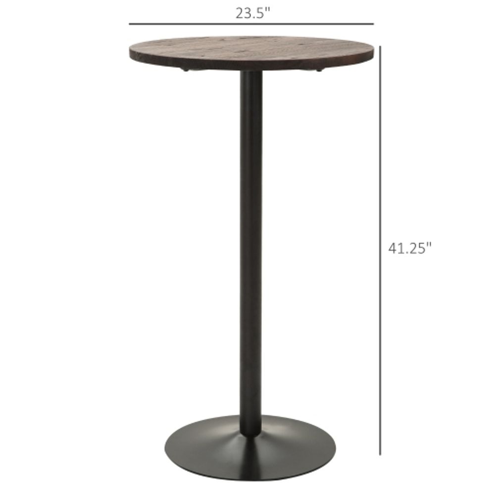 Large round deals bar height table