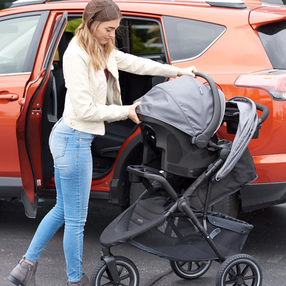 Evenflo folio3 stroll and jog travel online system with litemax 35 infant car seat