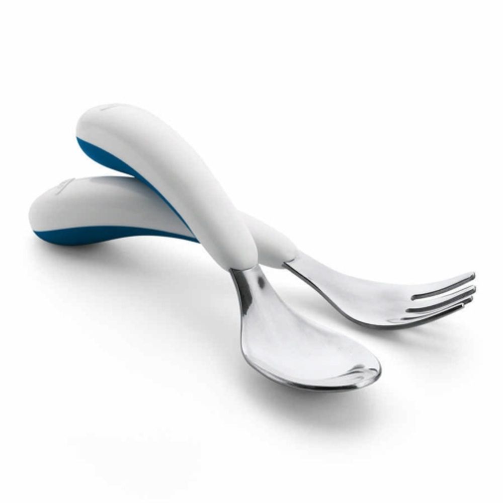 OXO Tot OntheGo Fork and Spoon Set Navy Bramalea City Centre