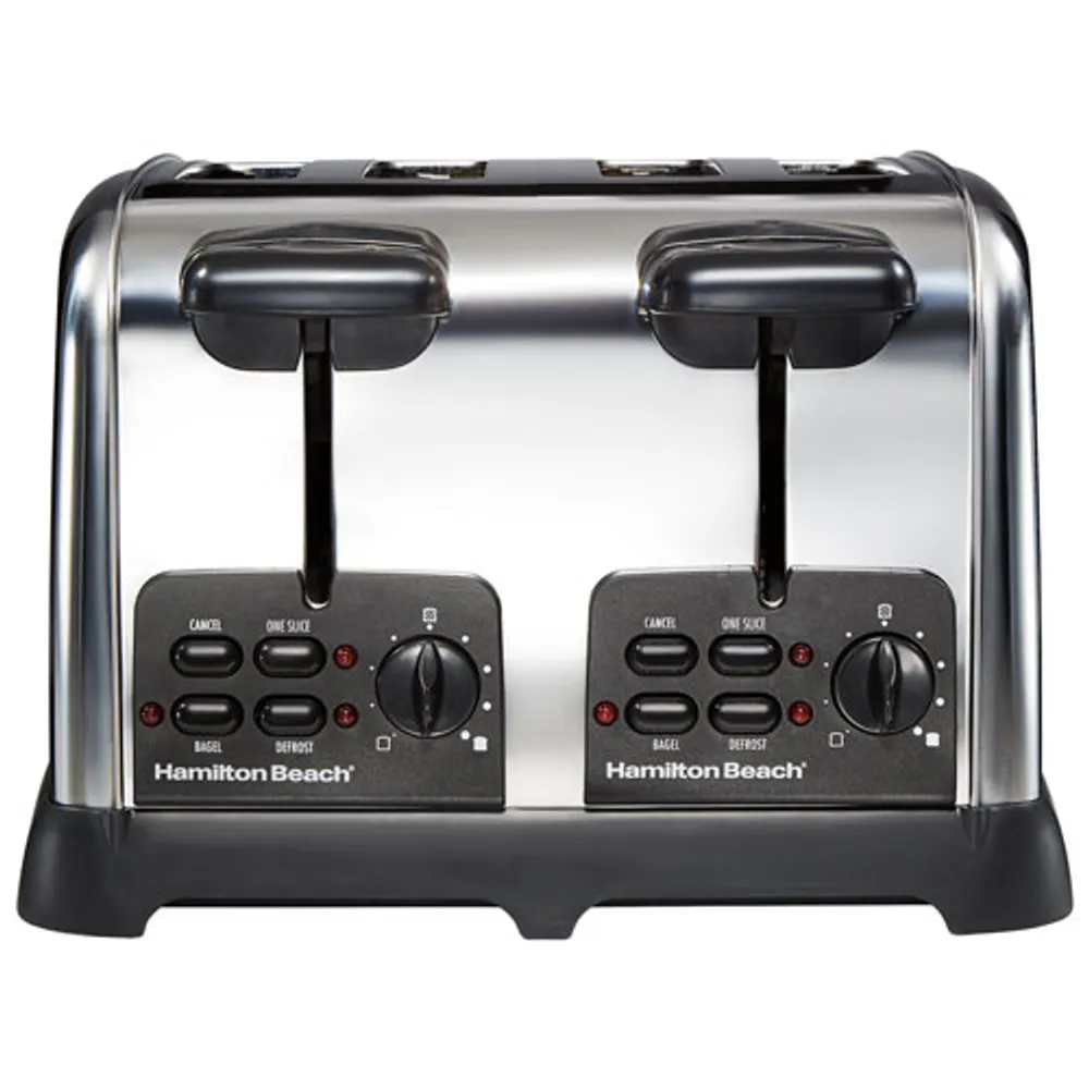 Hamilton beach classic chrome 4 slice toaster shop
