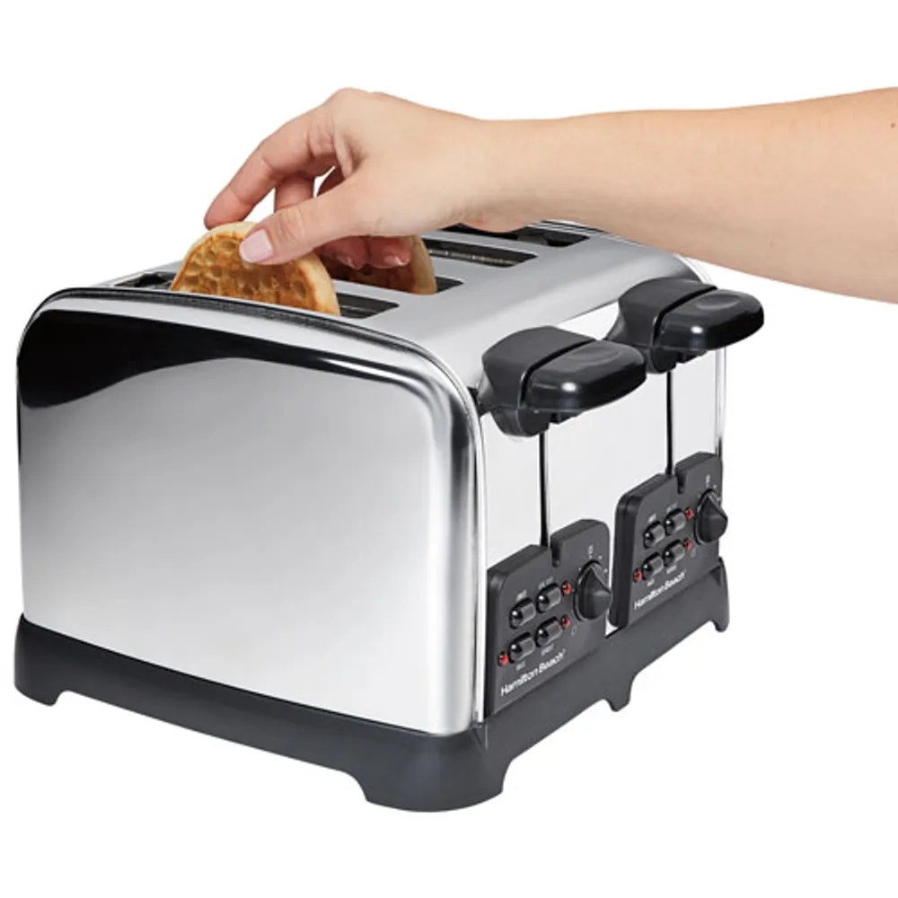 Hamilton beach classic sales chrome 4 slice toaster