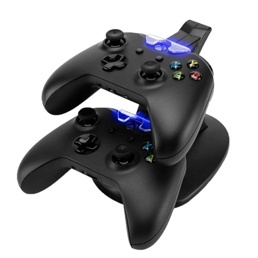 ESOURCE PARTS LED USB Dual Game Controller Charger Charging Dock