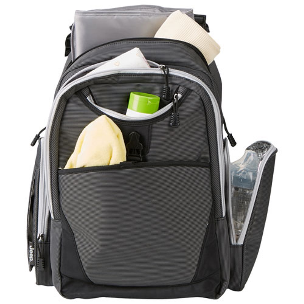 Jeep adventurers backpack diaper bag top
