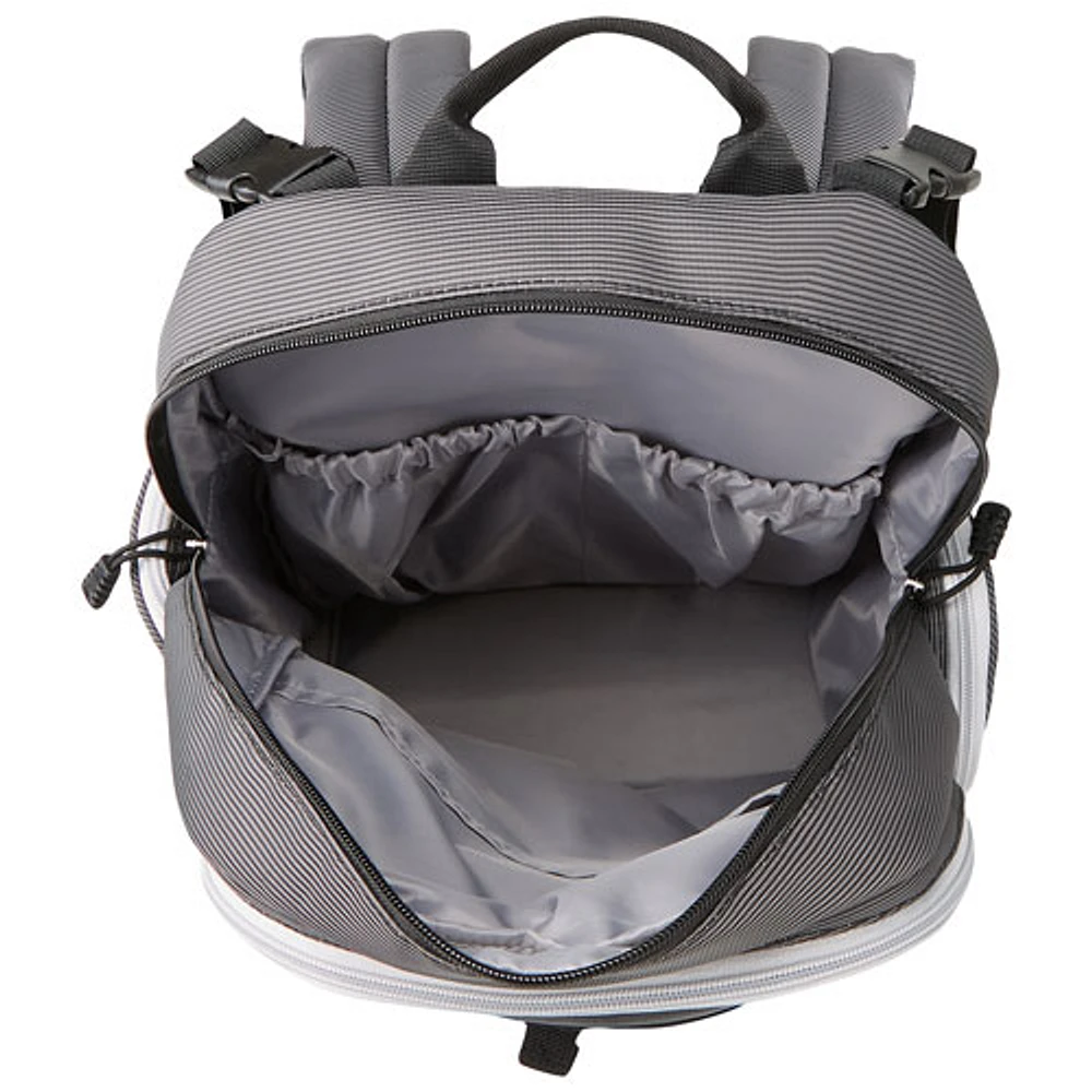 Jeep Adventures Backpack Diaper Bag Grey Black Scarborough