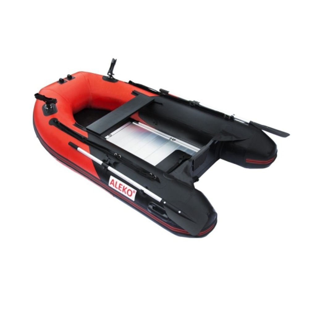 ALEKO "ALEKO Inflatable Boat 8' 4""ft with Aluminum Floor 4 Person Raft