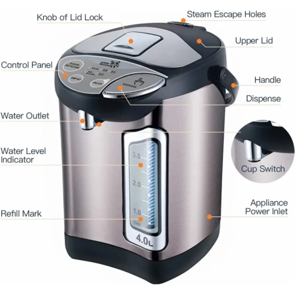 Hot water boiler for tea discount