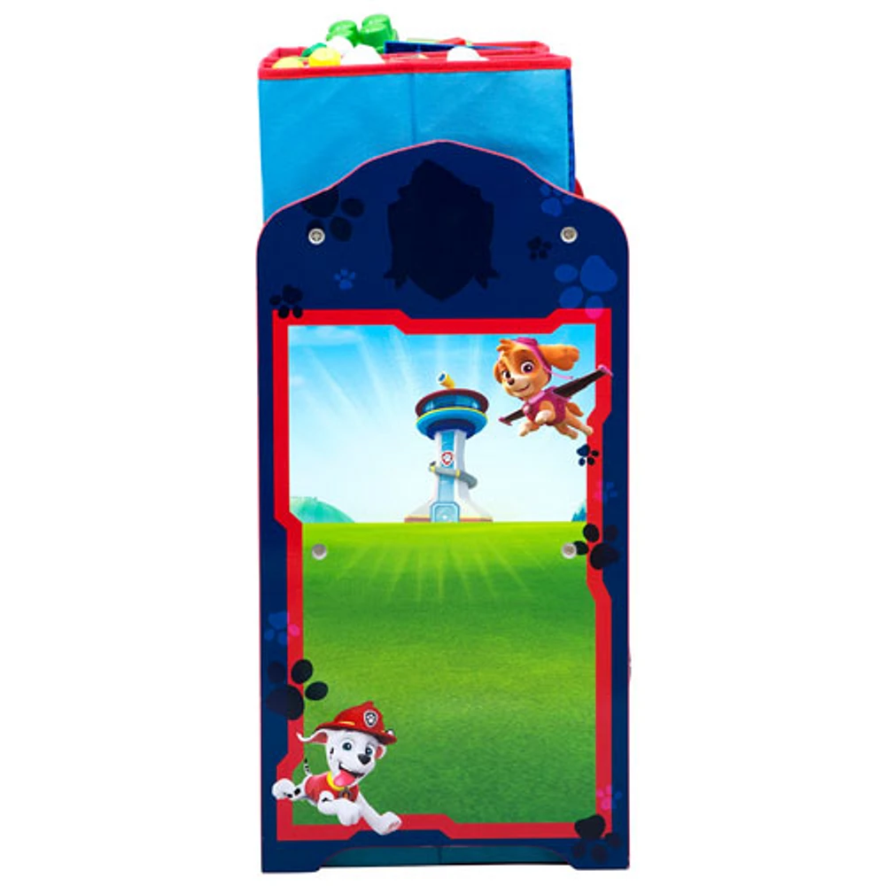 PAW PATROL Nick Jr PAW Patrol 6 Bin Toy Organizer Red Blue