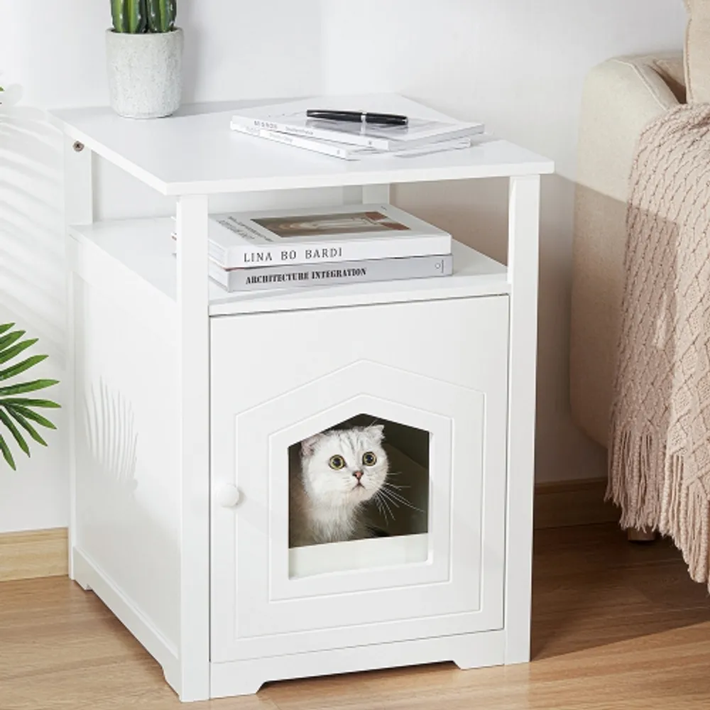 Nightstand litter box sale