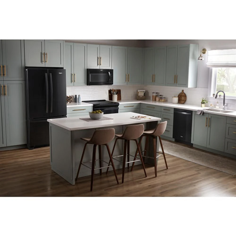 Whirlpool 24" 47dB BuiltIn Dishwasher with Third Rack (WDT750SAKB