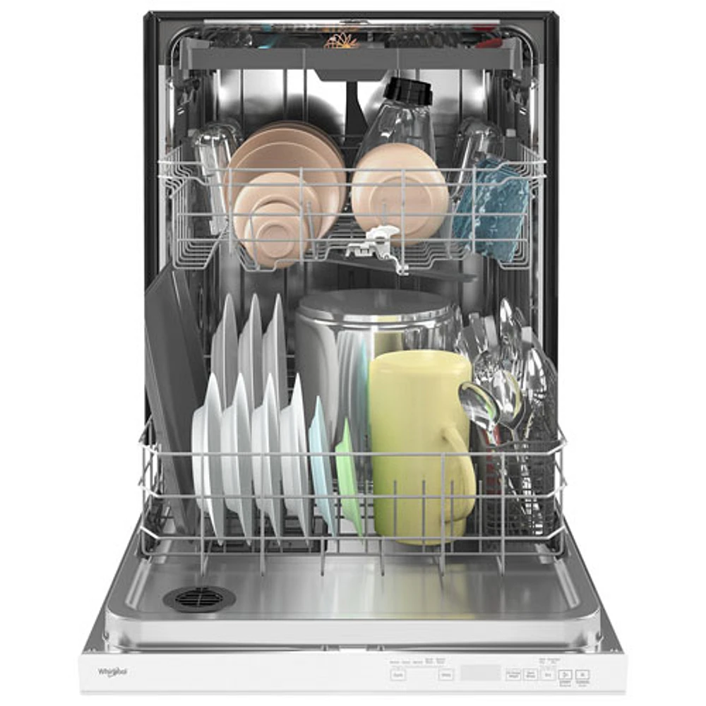 Whirlpool 24" 47dB BuiltIn Dishwasher with Third Rack (WDTA50SAKW