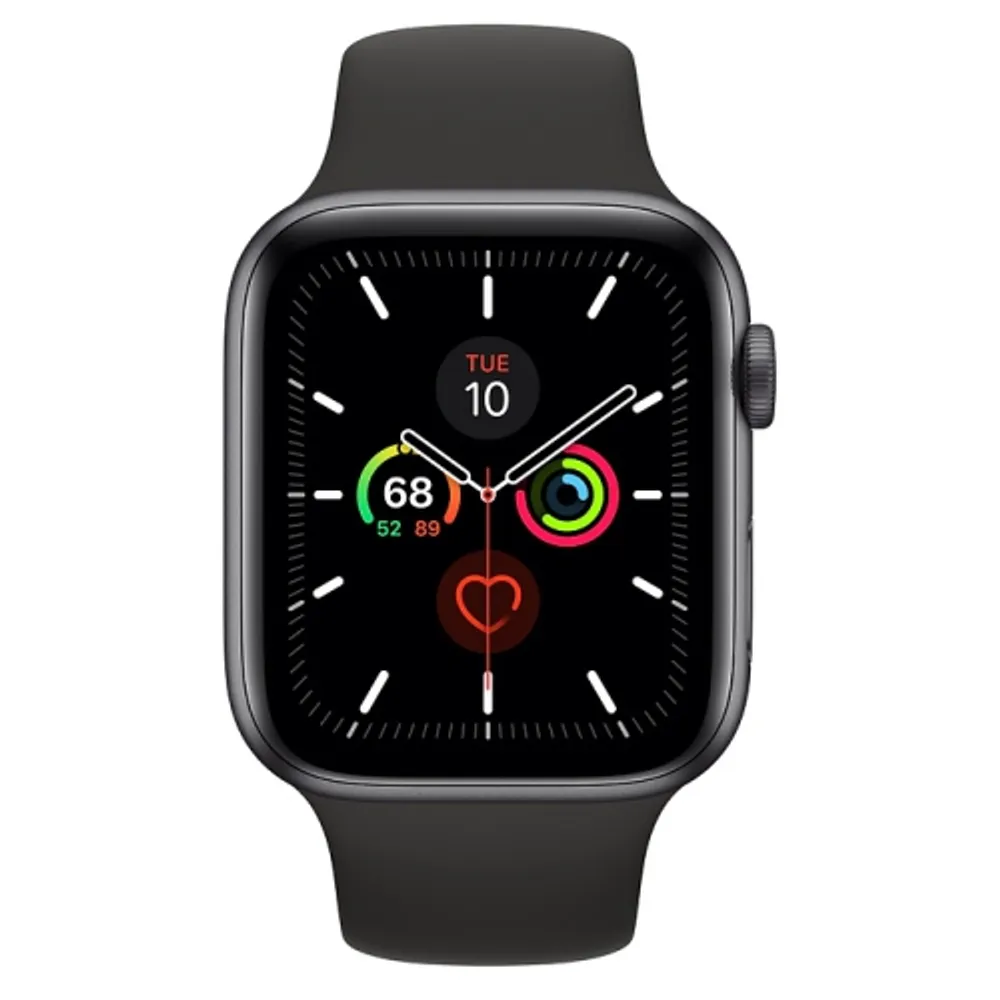 Apple Watch Series 5 (GPS) 44mm Space Grey Aluminum with Black