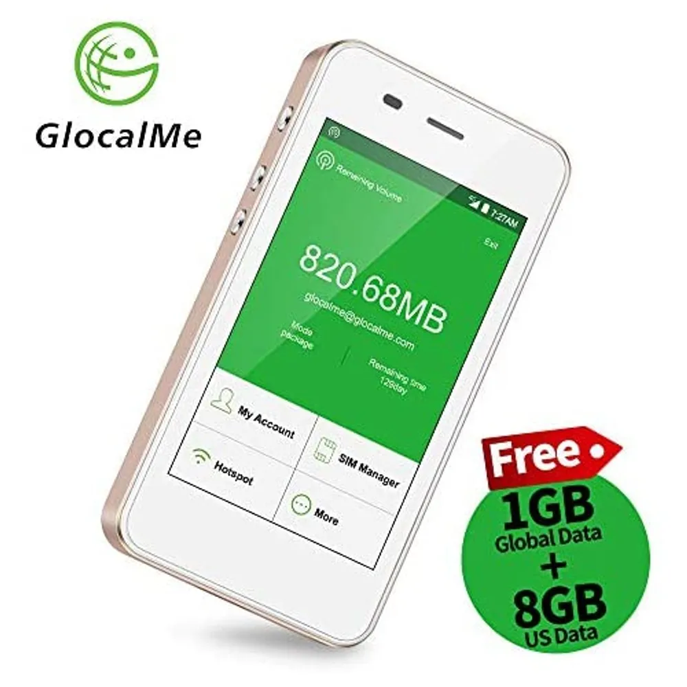 GlocalMe G3 4G LTE Mobile Hotspot, [Upgraded Version