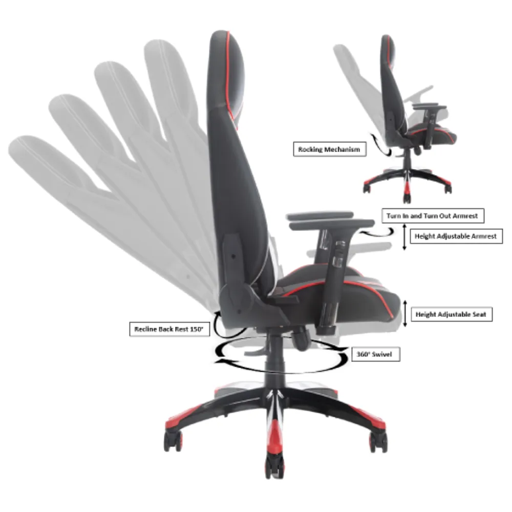 ViscoLogic Cayenne X Ergonomic E Sports Video Game Home Office