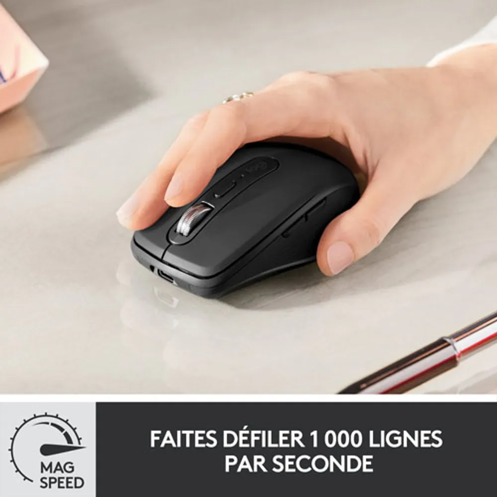 Logitech MX Anywhere 3 Wireless Compact Mouse - Black | Galeries