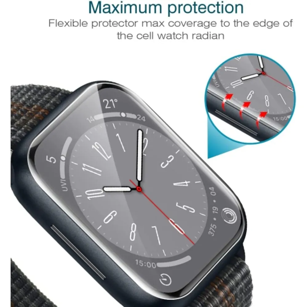 HLD LK 6 Pack Screen Protector for Apple Watch Series SE 6 5 4 SE