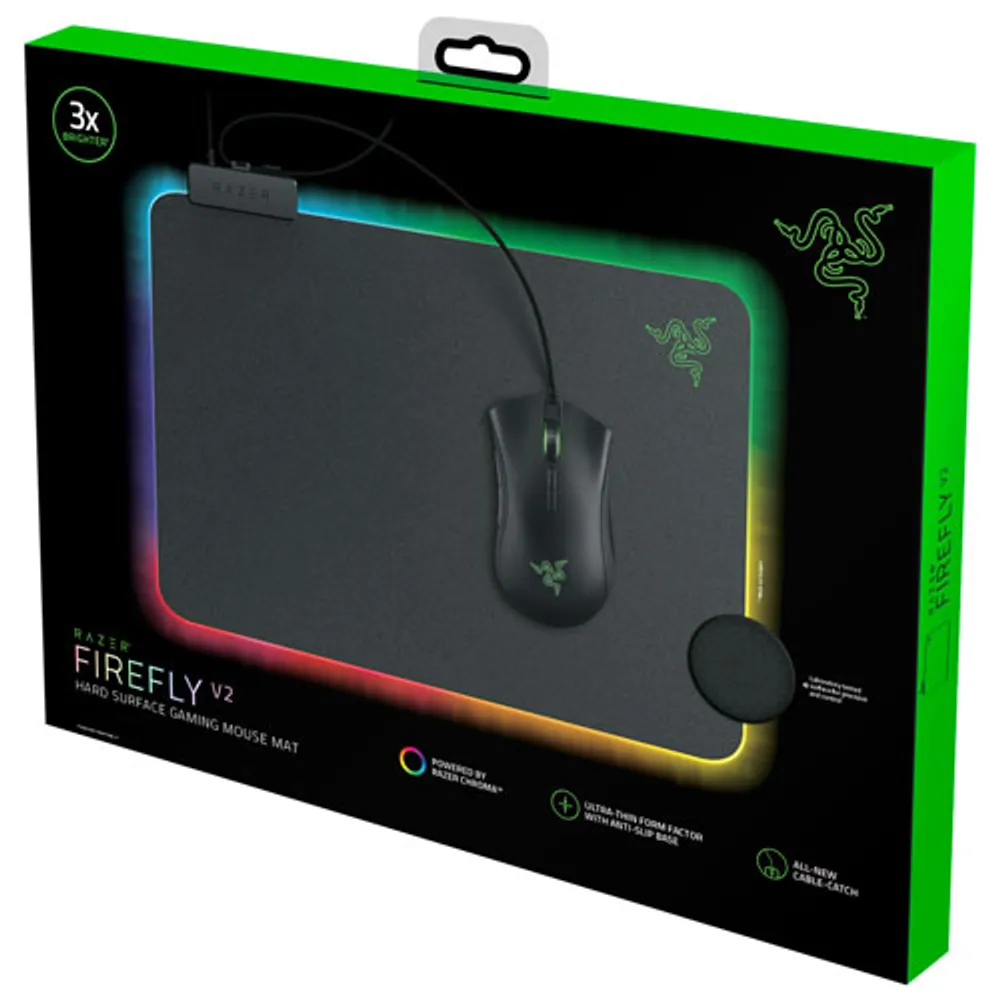 Razer Firefly V2 Chroma Hard Surface Mouse Mat Black Coquitlam Centre