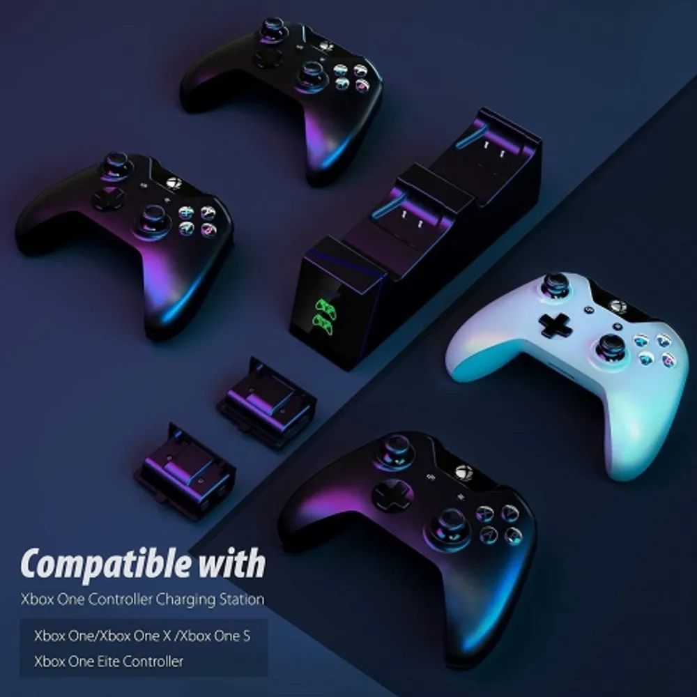 SAMA Charger for Xbox One Controller with Battery Pack Black 1