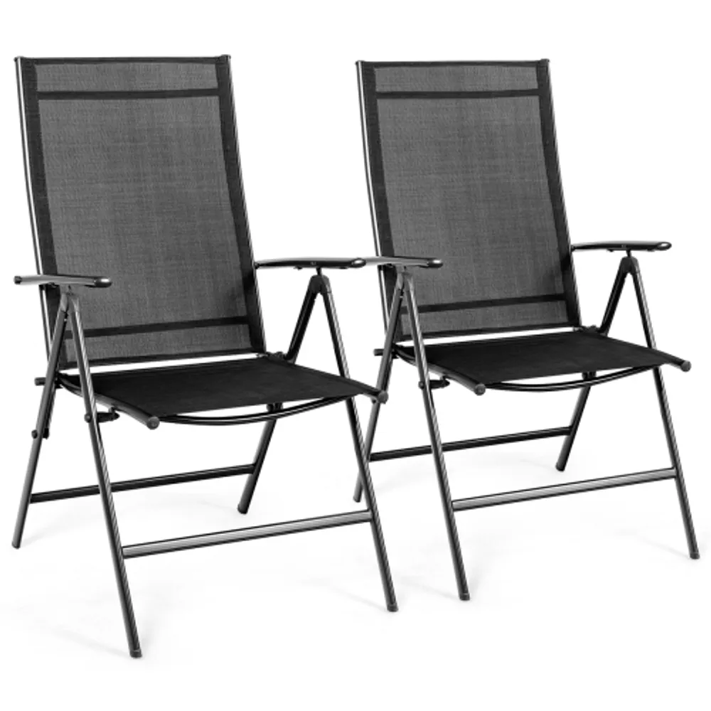 Costway patio folding discount chairs