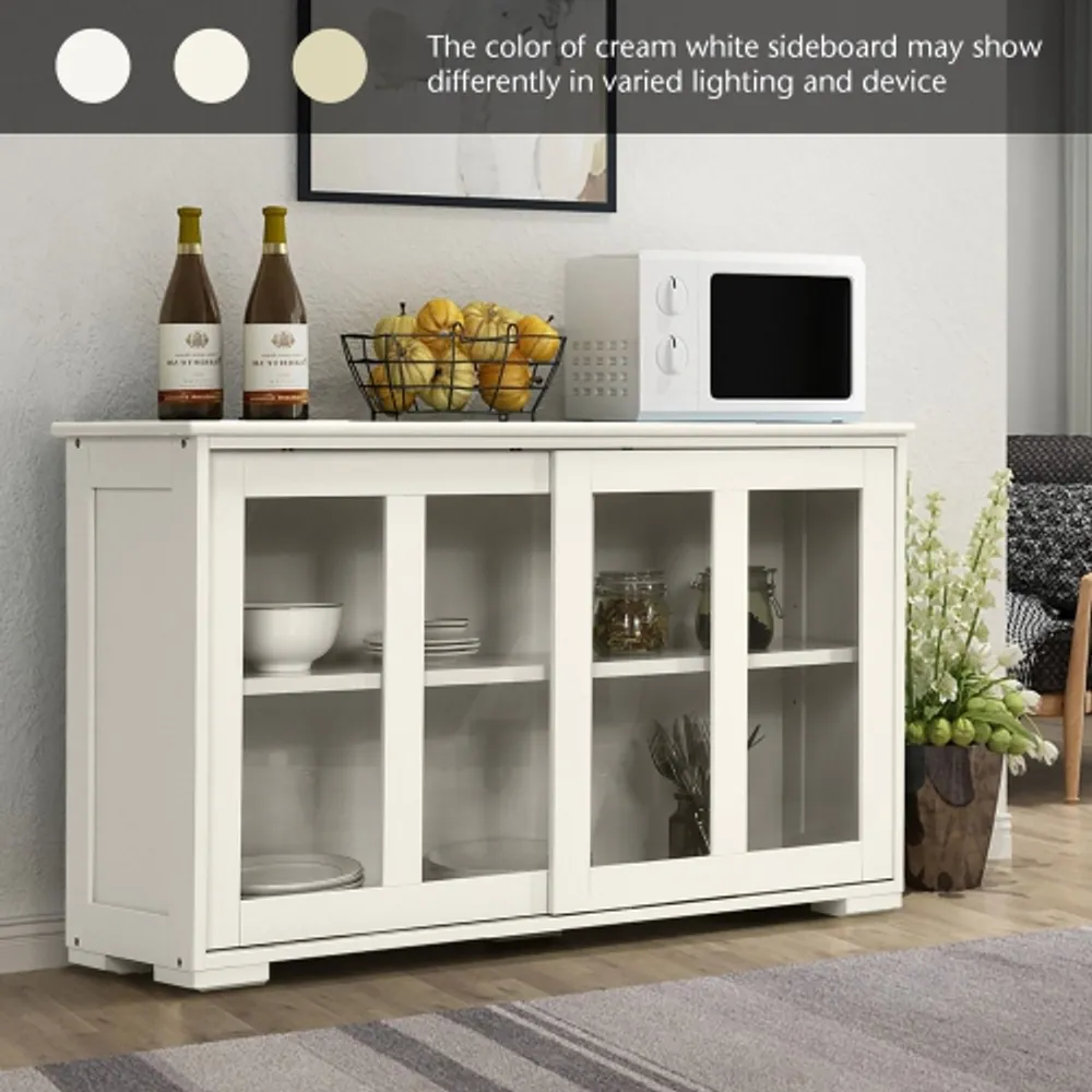 Costway kitchen storage cabinet sideboard buffet store
