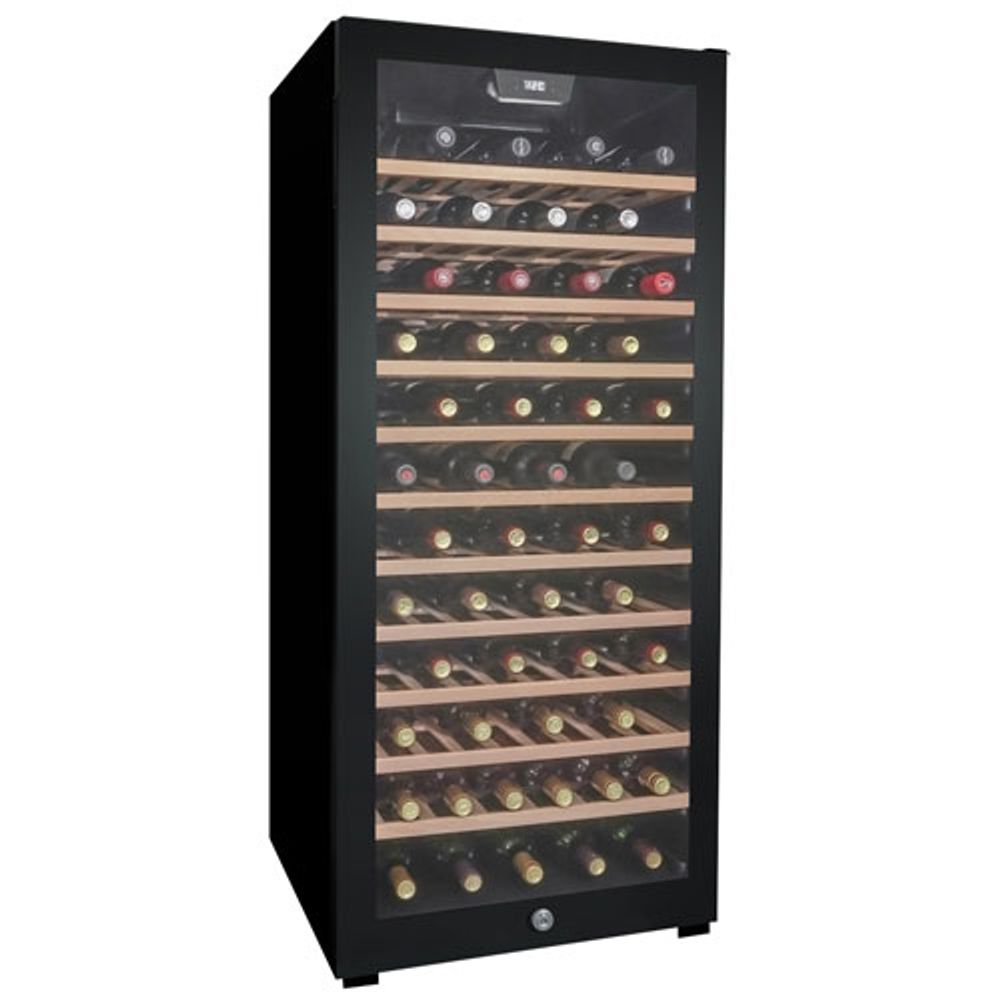 Danby 8.4 Cu. Ft. 94Bottle Freestanding Wine Cooler (DWC94L1B) Black